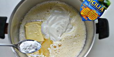 кекс с ароматом лимона и мяты