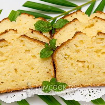 Кекс с кокосовой стружкой и белым шоколадом