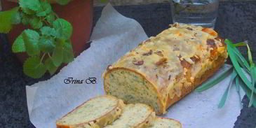 кекс с сыром и зеленью