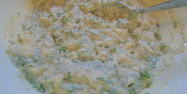 кекс с сыром и зеленью