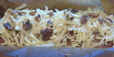 кекс с сыром и зеленью