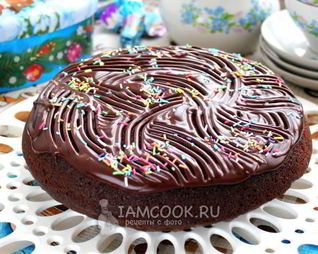 Кекс шоколадный в мультиварке