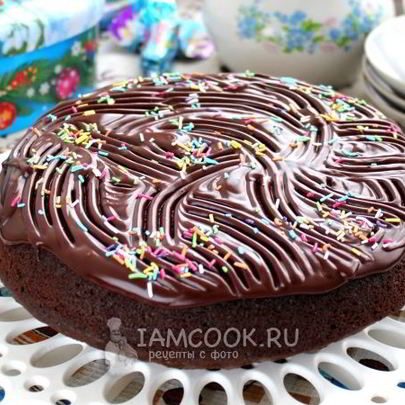 Кекс шоколадный в мультиварке