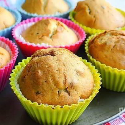 Кекс в силиконовых формочках с изюмом