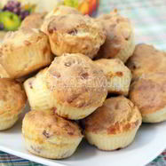 Рецепт Кексиков с ветчиной и сыром