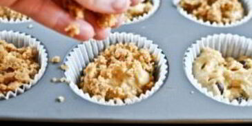 кексы с кусочками шоколада