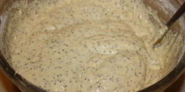 лимонно-маковый кекс