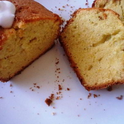 Лимонный кекс в лимонной глазури