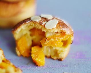 Мандариново-миндальные кексы