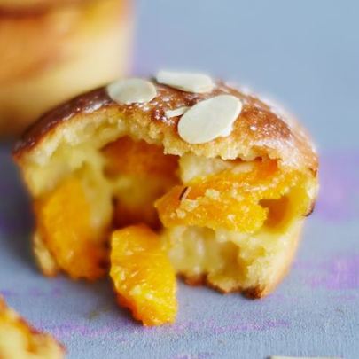 Мандариново-миндальные кексы