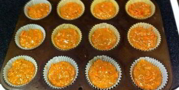 морковные кексики