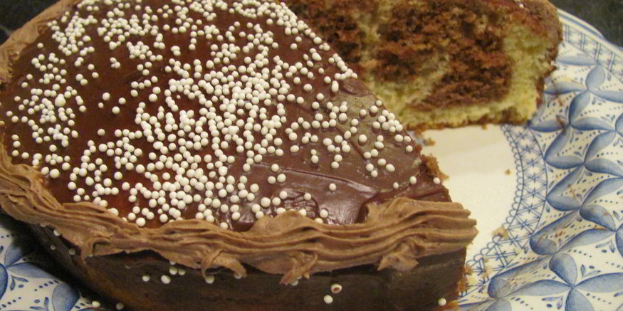 Рецепт мраморного кекса в мультиварке