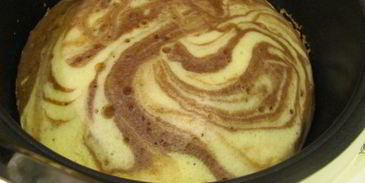 мраморный кекс в мультиварке