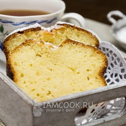 Нежный кекс на кефире