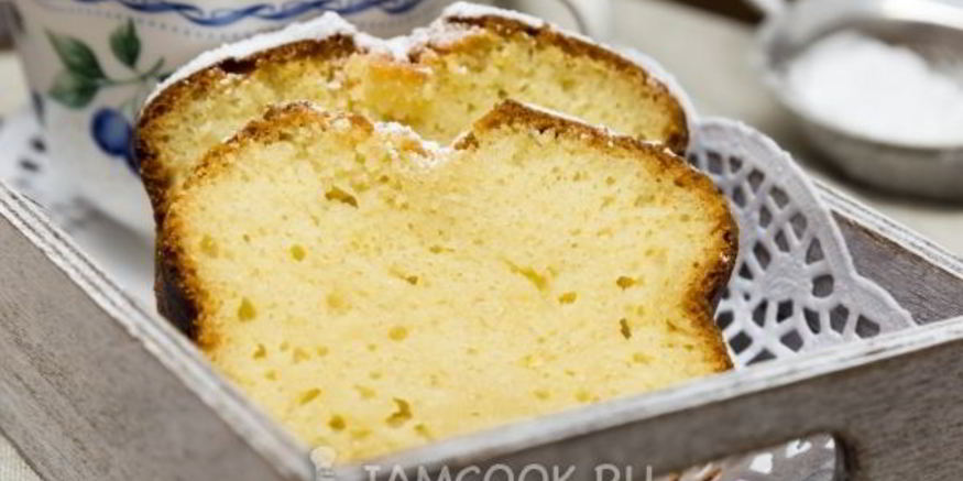 Рецепт нежного кекса на кефире