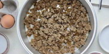 перевернутый ананасовый кекс