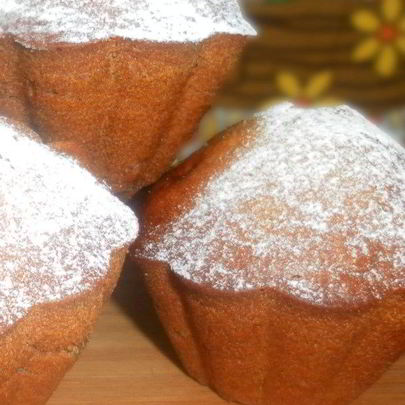 Постные кофейно-карамельные кексы