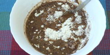 постные кофейные кексы с шоколадом