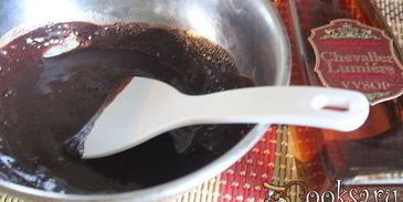 шоколадный фондан в мультипечи