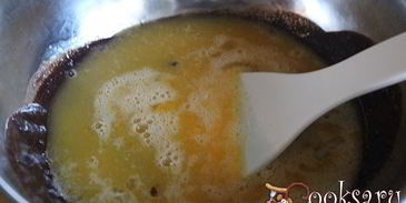 шоколадный фондан в мультипечи