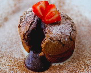 Шоколадный фондан