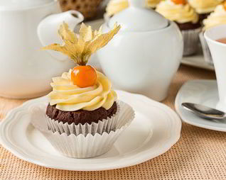 Шоколадные капкейки с сюрпризом