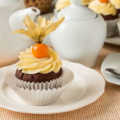 Шоколадные капкейки с сюрпризом