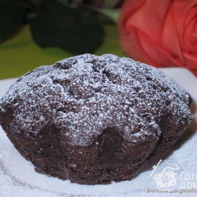 Шоколадные кексы без яиц