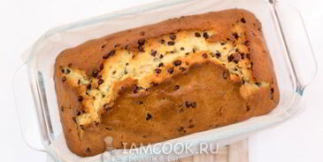 цитрусовый кекс с шоколадом