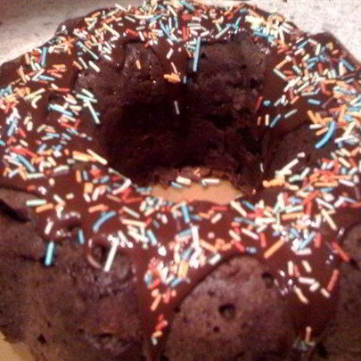 Творожно-шоколадный кекс с миндалем