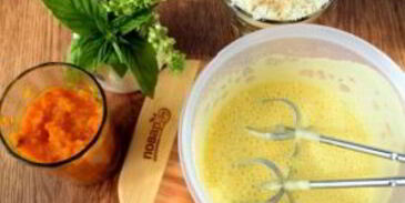 тыквенные кексы с лимонным кремом