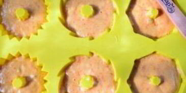 тыквенные кексы с лимонным кремом