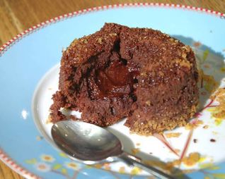 Ванильно-шоколадный фондан