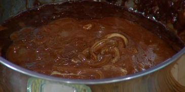 ванильно-шоколадный фондан