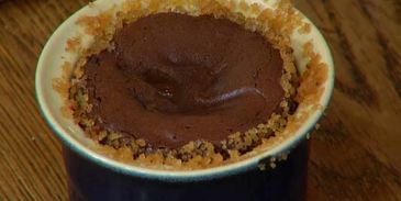 ванильно-шоколадный фондан