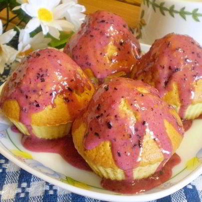 Вкусные кексики в силиконовых формочках