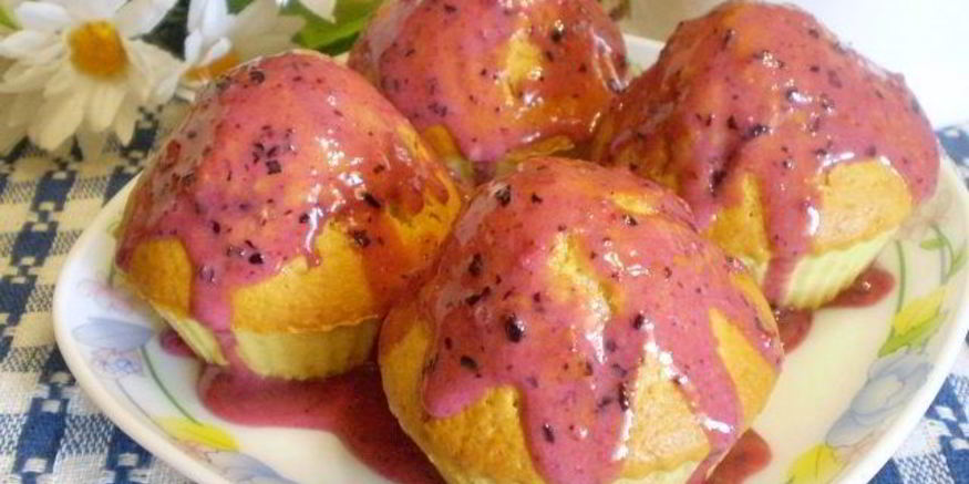 Рецепт вкусных кексиков в силиконовых формочках