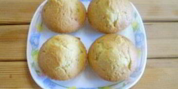 вкусные кексики в силиконовых формочках