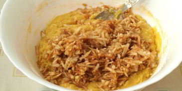 яблочные кексы со штрейзелем