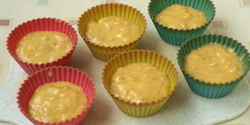 яблочные кексы со штрейзелем