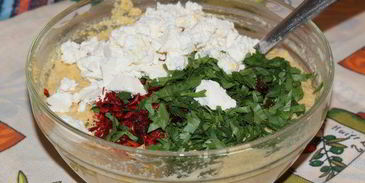 закусочные кексы с брынзой и зеленью