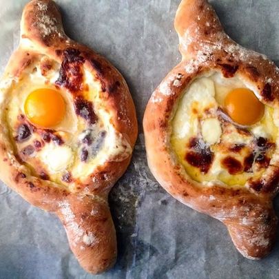 Хачапури по аджарски без дрожжей