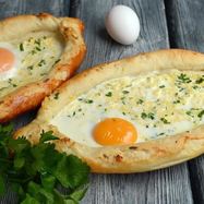 Рецепт Хачапури по аджарски на кефире