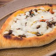 Рецепт Хачапури по-аджарски с мясной начинкой