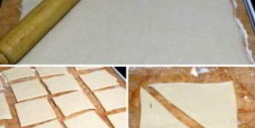 хачапури с творогом и зеленью