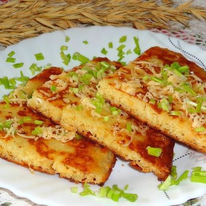 Ленивый хачапури на сковороде