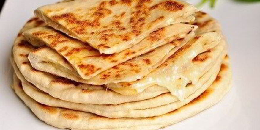 Рецепт мгновенного хачапури на сковороде