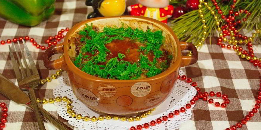 Рецепт американского мясного хлеба в горшочке