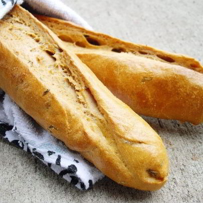 Багеты с зеленью