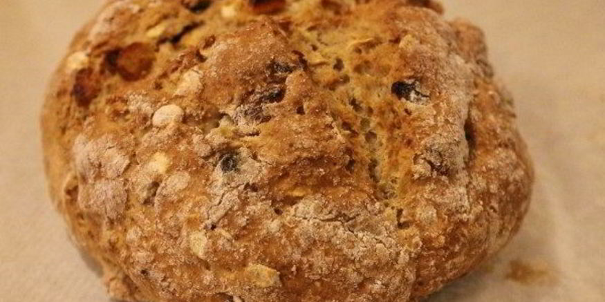 Рецепт бездрожжевого хлеба из цельнозерновой муки